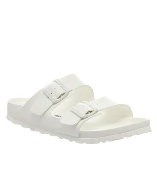 Birkenstock + Arizona Two Strap Sandals White Eva