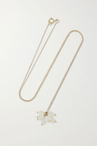 Wwake + Cloudburst Gold Pearl Necklace