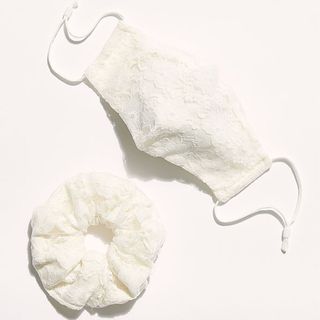 Free People + Lace Mask and Scrunchie Set