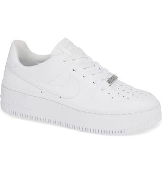 Nike + Air Force 1 Shadow Trainers White Mono - Unisex Sports