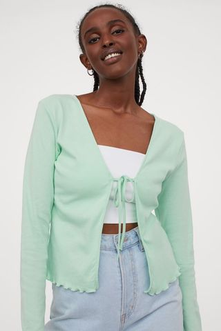 H&M + Cotton Jersey Cardigan