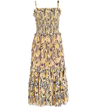 Temperley London + Reef Print Strappy Dress