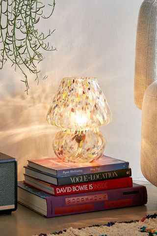 Urban Outfitters + Confetti Glass Table Lamp