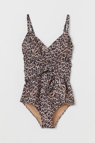 H&M + Shaping Swimsuit With Ties