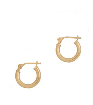 Loren Stewart + Gold hoop earrings