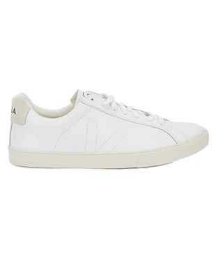 Veja + Esplar White Leather Sneakers