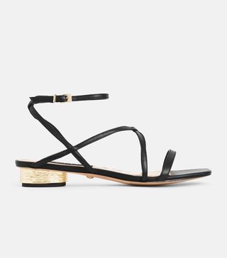 Charles & Keith + Leather Strappy Sandals