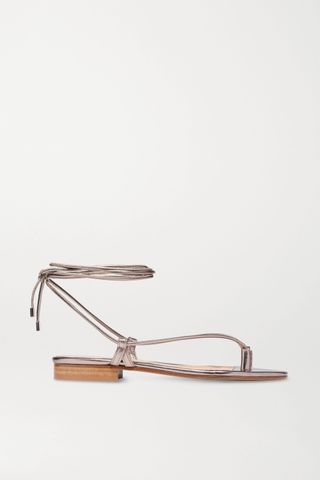 Emme Parsons + Ava Metallic Leather Sandals