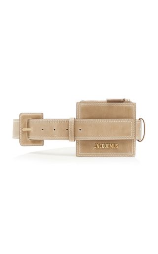 Jacquemus + La Ceinture Porte Monnaie Suede Belt