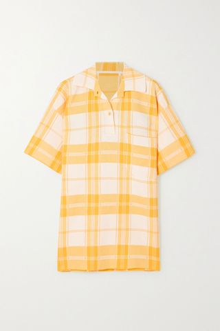 Jacquemus + Torchon Oversized Checked Cotton-Blend Shirt