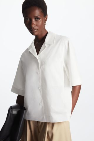 COS + Boxy-Fit Short-Sleeved Shirt