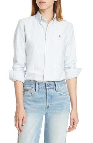 Polo Ralph Lauren + Harper Stripe Oxford Button-Down Shirt