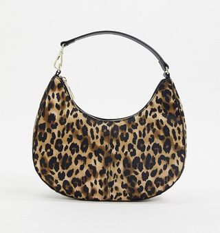 Who What Wear x Target + Seeley 90s Shoulder Bag in Leopard