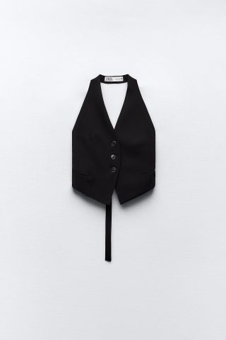 Zara + Open Back Halter Vest