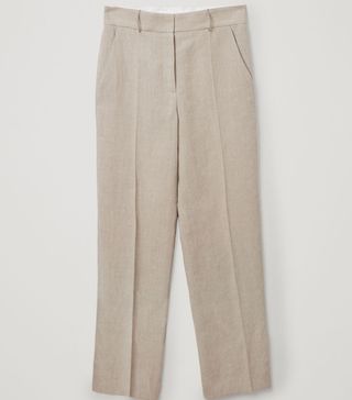 Cos + Straight Linen Trousers