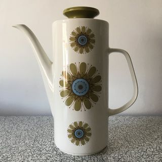 Vintage + J & G Meakin Galaxy Pattern Coffee Pot
