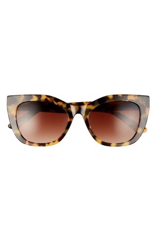 Diff + Georgia 54mm Cat Eye Sunglasses