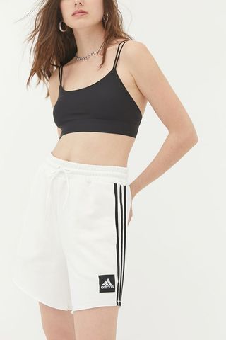 Adidas + Recycled Cotton Drawstring Shorts