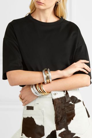 Jennifer Fisher + Tube Silver-Plated Cuff