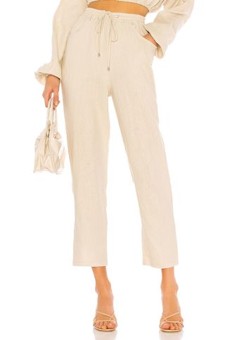 Song of Style + Song of Style Samson Pant in Sandstone Beige