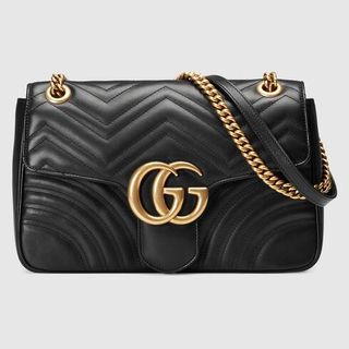 Gucci + GG Marmont Medium Matelassé Shoulder Bag