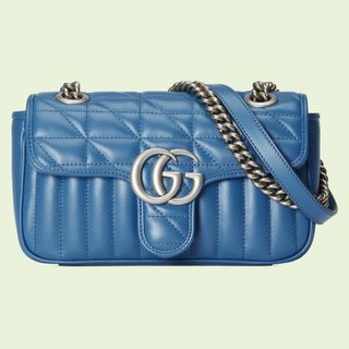 Gucci + GG Marmont Metalassé Mini Bag