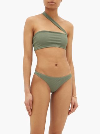 Jade Swim + Halo One-Shoulder Bikini Top