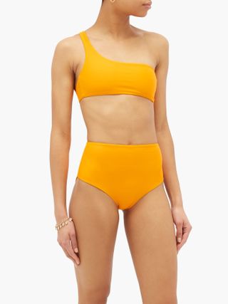 Jade Swim + Apex One-Shoulder Bikini Top
