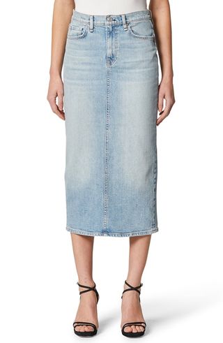 Hudson Jeans + Paloma Denim Pencil Skirt