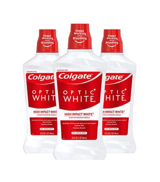 Colgate + Optic White Whitening Mouthwash (3 Pack)
