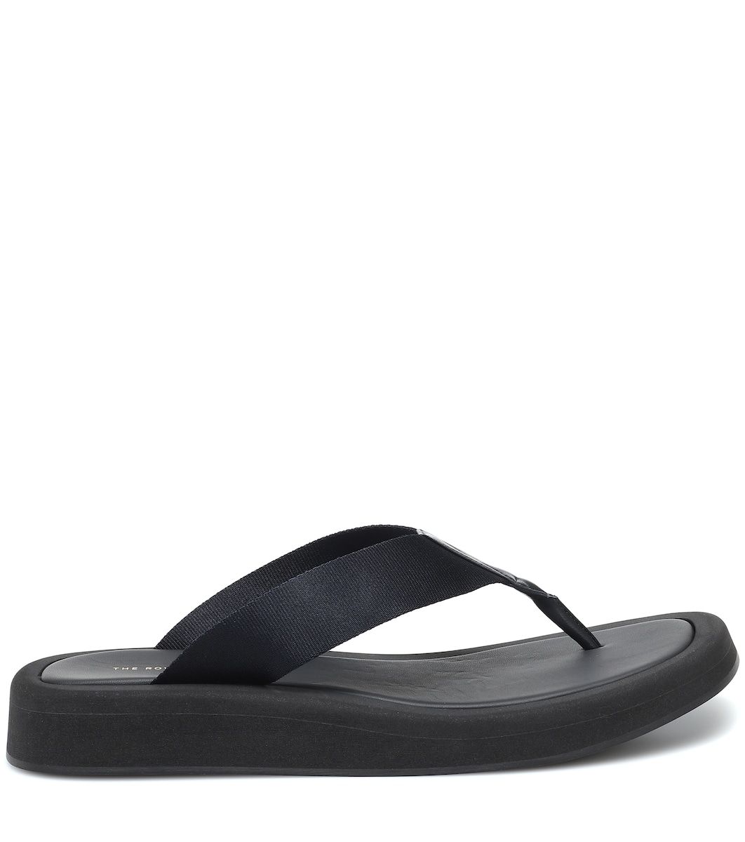 colourful platform sandals