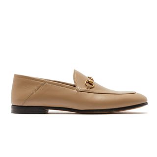 Gucci + Foldable-Heel Leather Horsebit Loafers