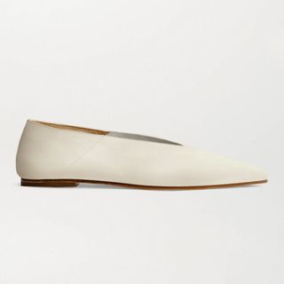 Aeyde + Moa Leather Point-Toe Flats