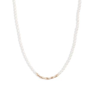 Loren Stewart + Moderna Rice Pearl Necklace