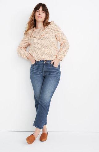 Madewell + Mid Rise Classic Straight Jeans