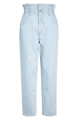 Madewell + Paperbag High Waist Classic Straight Jeans