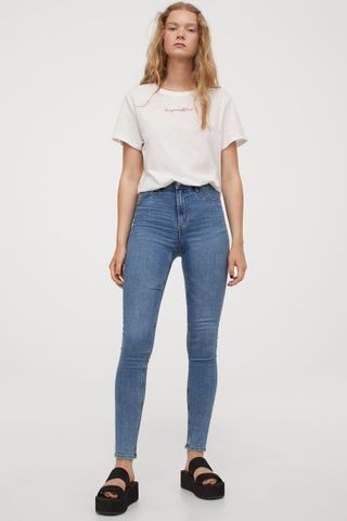 H&M + Super Skinny High Jeans