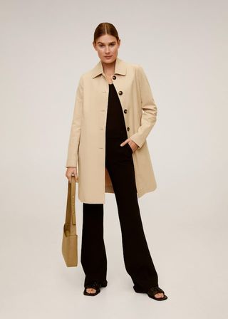 Mango + Carey Buttons Trench