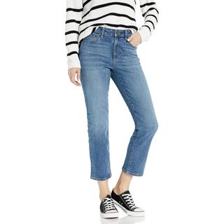 Goodthreads + Mid-Rise Crop Straight Jeans