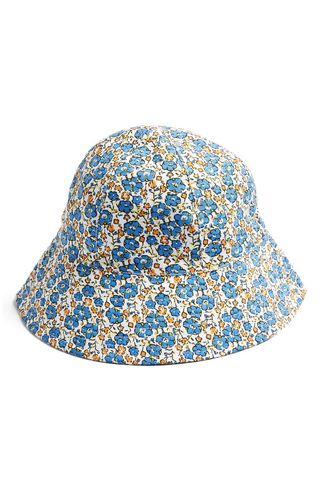 Topshop + Floral Print Bucket Hat