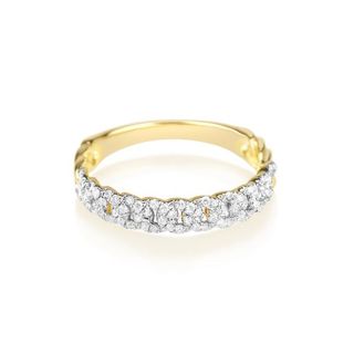 Stone and Strand + Fine Diamond Pave Chain Ring