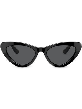Miu Miu + Eyewear Shiny-Effect Cat-Eye Sunglasses