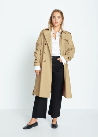 Violeta + Double Breasted Trench