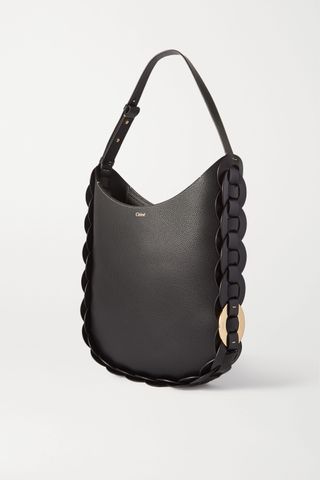 Chloé + Darryl Medium Braided Textured-Leather Shoulder Bag