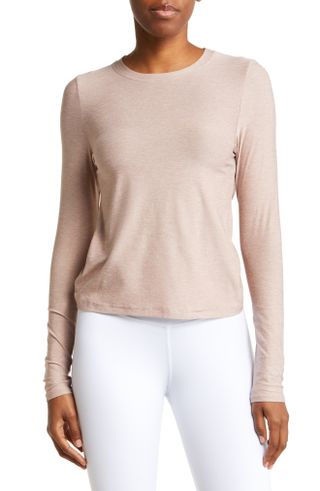 Beyond Yoga + Featherweight Inner Circle Cutout Knit Top