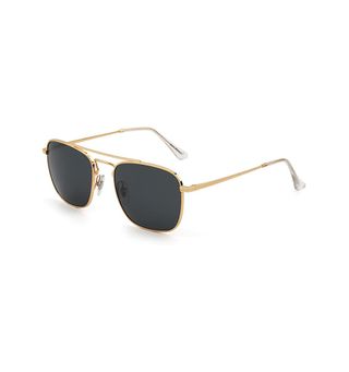 Jim Halo + Square Aviator Sunglasses