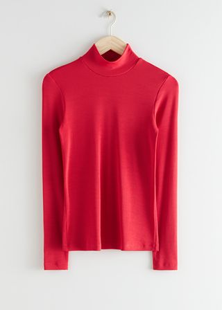 & Other Stories + Long Sleeve Turtleneck Top