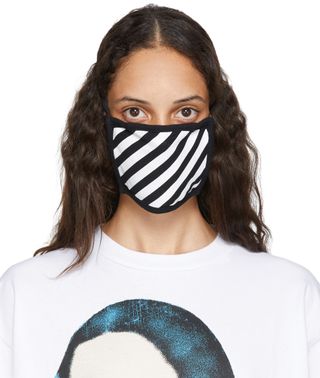 Off-White + Black Diag Mask