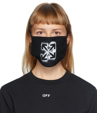 Off-White + Black Stencil Mask