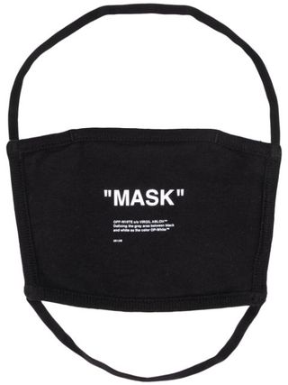 Off-White + Mask Printed Face Mask
